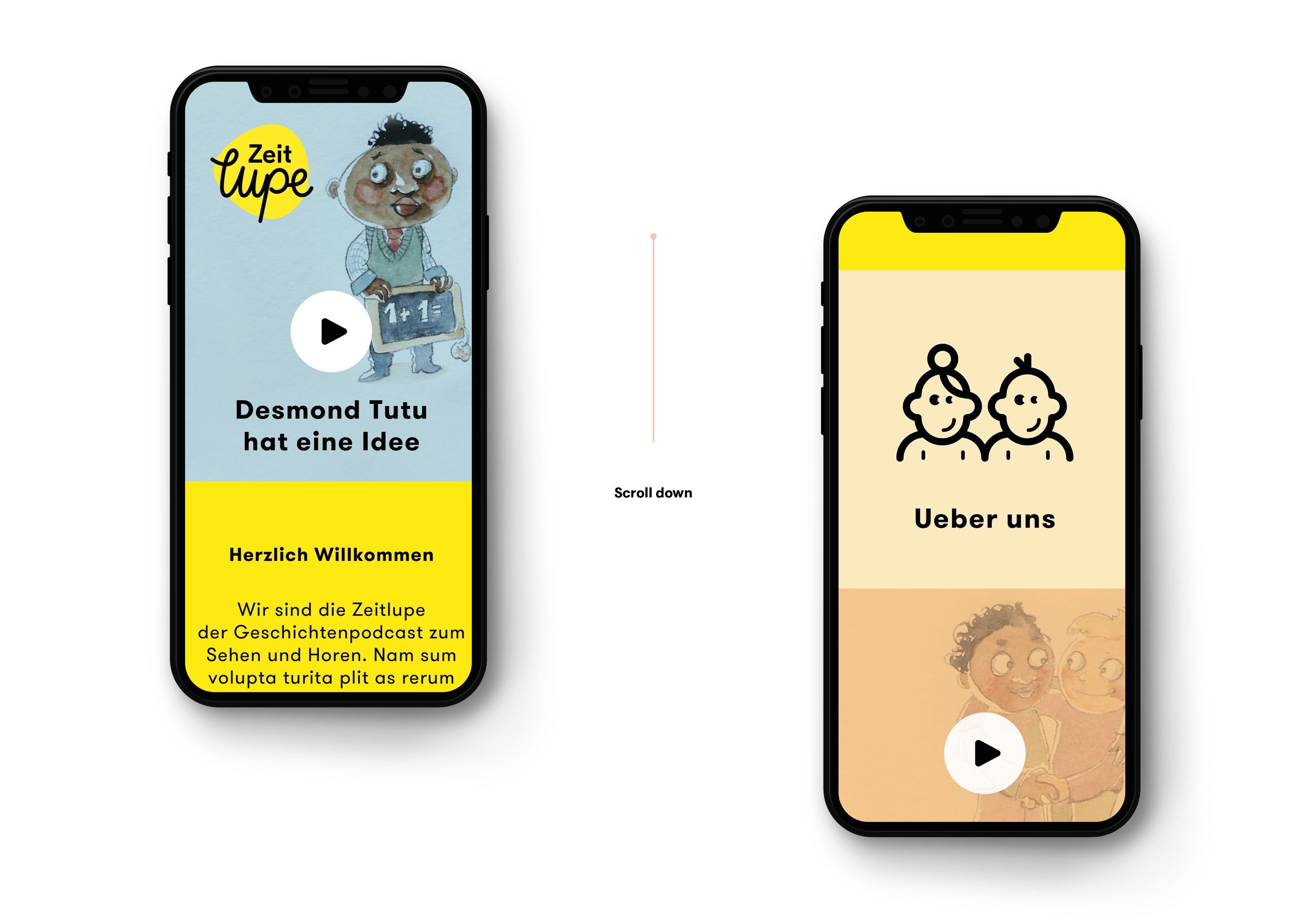 Zeitlupe Podcast Michael Gibis Gestaltung